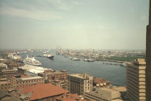 Blick vom Shanghai Hotel auf den Bund